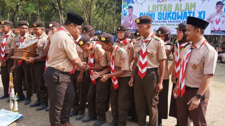 Penutupan Kegiatan Lintas Alam Bumi Sukowati Kwarcab Sragen