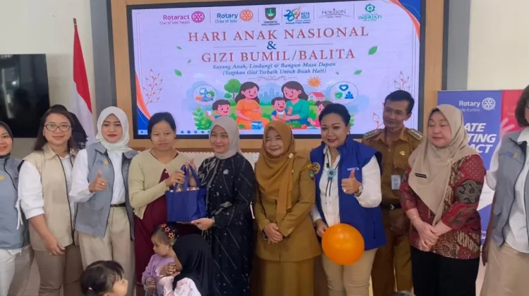 Rotary Solo Adakan Edukasi Gizi Balita dan Bumil di Serengan Surakarta