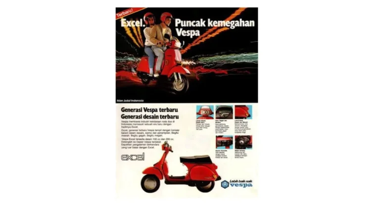 Excel, Sang Puncak Kemegahan Vespa Kini Menjadi Primadona