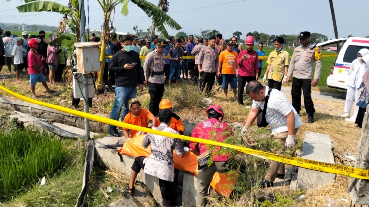 Jaga Tirta Ditemukan Tewas di Saluran Irigasi Sambungmacan, Ada Luka di Pelipis