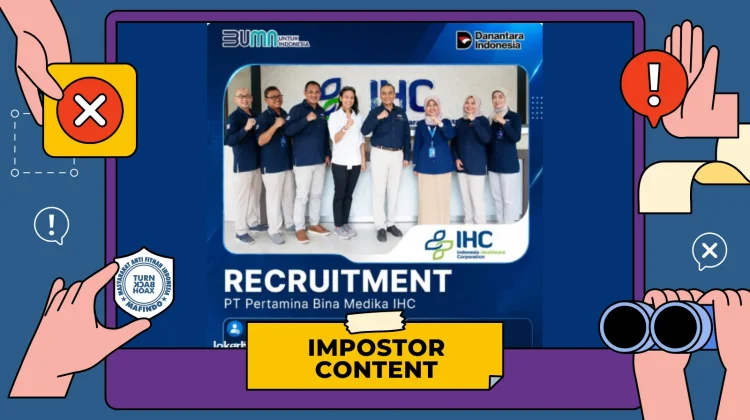 Hoaks Tautan Rekrutmen PT Pertamina Bina Medika IHC di TikTok