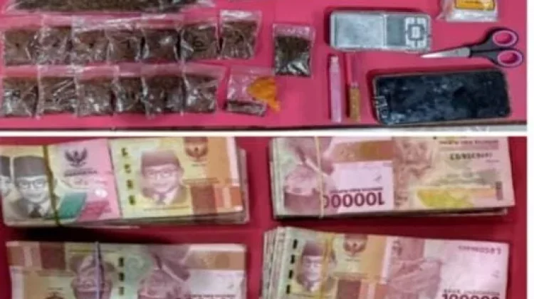 Polres Karanganyar Gagalkan Peredaran Setengah Kilo Tembakau Sintetis