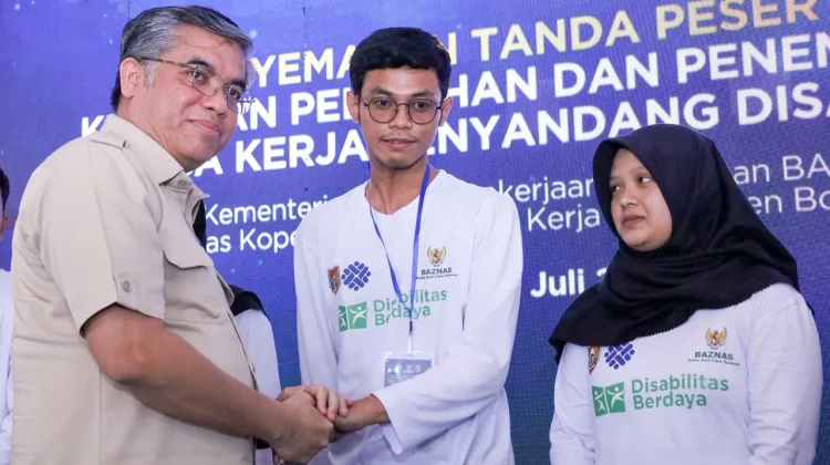 Perluas Akses Kerja Disabilitas, BAZNAS RI Bersama Kemenaker Berikan Pelatihan
