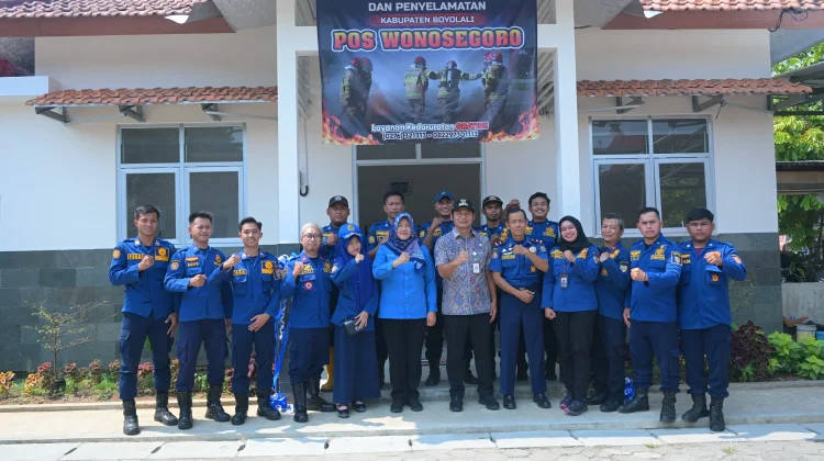 Tingkatkan Pelayanan Warga, Bupati Boyolali Resmikan Pos Damkar Wonosegoro