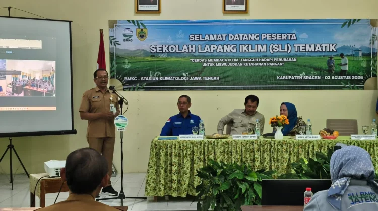 KTNA Sragen Kritik Sekolah Lapang Iklim BMKG, Terlambat-Sasaran Kurang Luas