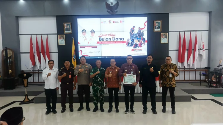 Bulan Dana PMI Karanganyar 2026 Resmi Dilaunching, Targetkan Perolehan 1,9 Miliar