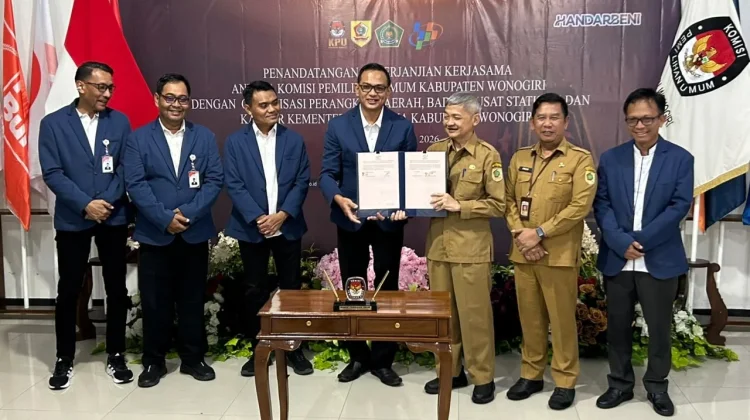 KPU Wonogiri Gandeng Sepuluh Instansi Perkuat Ekosistem Demokrasi
