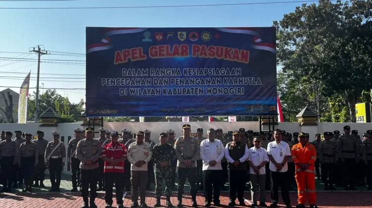 Sinergi Lintas Instansi Perkuat Kesiapsiagaan Hadapi Karhutla Wonogiri