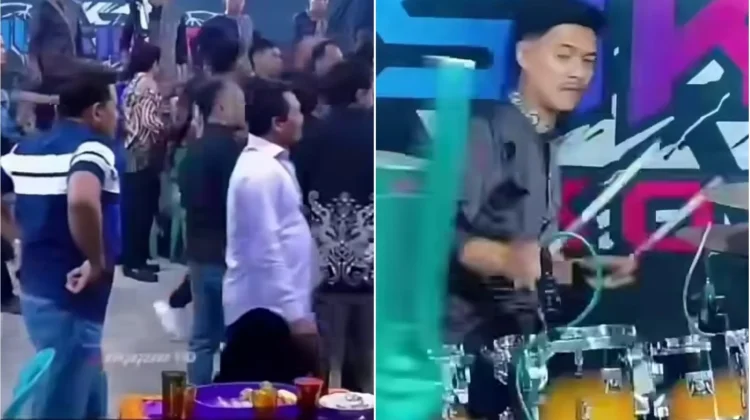 Beredar Video Viral Hajatan di Sragen Ricuh, MC Campursari Dikeroyok