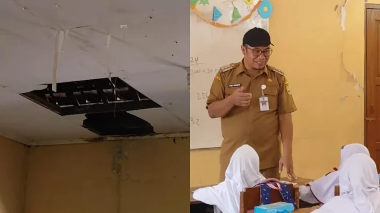 Pastikan Kriteria Kerusakan Ruang Kelas, Bupati Sragen Cek Sejumlah Sekolah