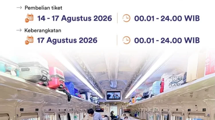 Semarak HUT ke-81 RI, KAI Hadirkan Diskon Tiket 17 Persen