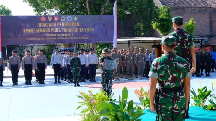TMMD Sengkuyung Serengan Tuntas, Drainase hingga Bedah Rumah Rampung