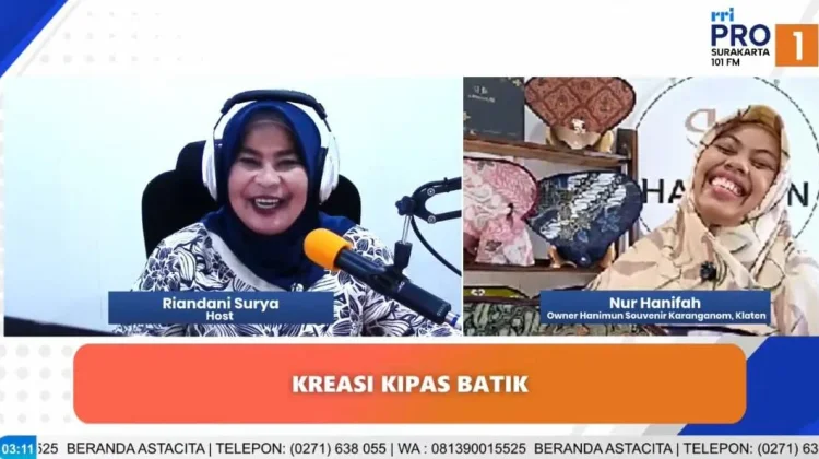 Kreasi Kipas Batik