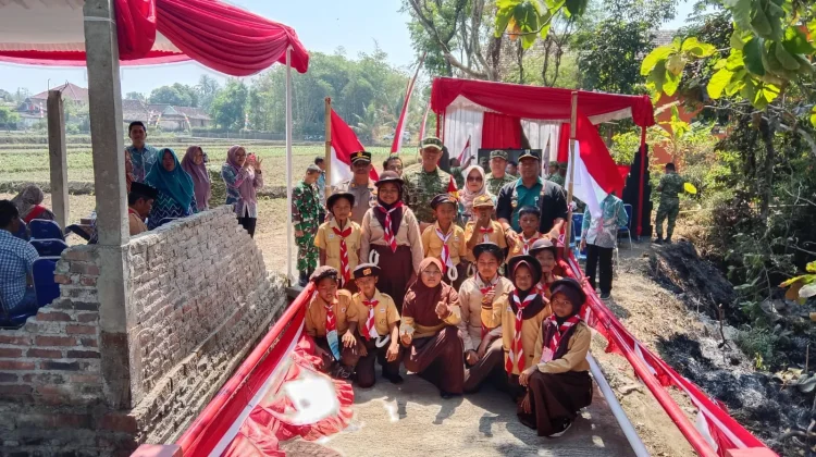 Diresmikan Presiden, Lima Jembatan Perintis Garuda di Klaten Resmi Beroperasi
