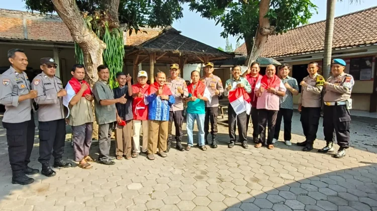 Jelang HUT Ke-81 RI, Polsek Prambanan Perkuat Sabuk Kamtibmas Klaten