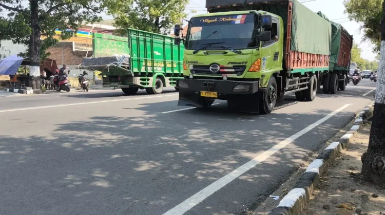 Penutupan Jalur Lingkar Utara Sragen, Arus Lalu Lintas Dialihkan ke Kota