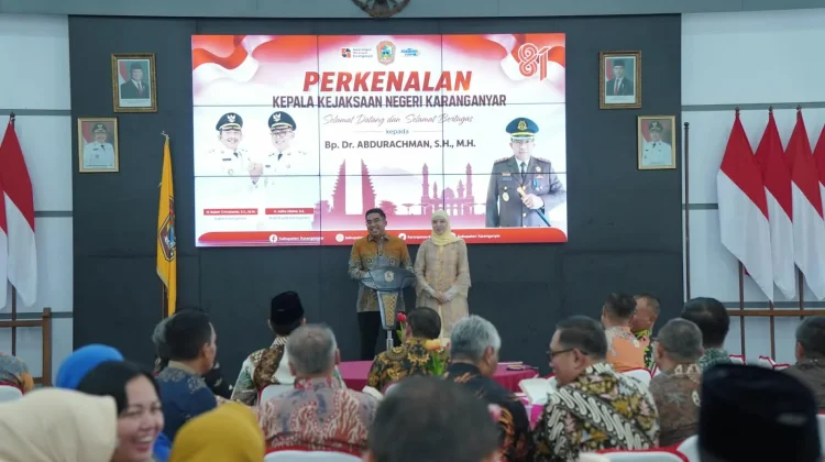 Resmi Jabat Kajari Karanganyar, Abdurachman Siap Evaluasi Penanganan Kasus