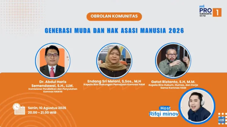 Generasi Muda Punya Peran Penting dalam Pemajuan HAM
