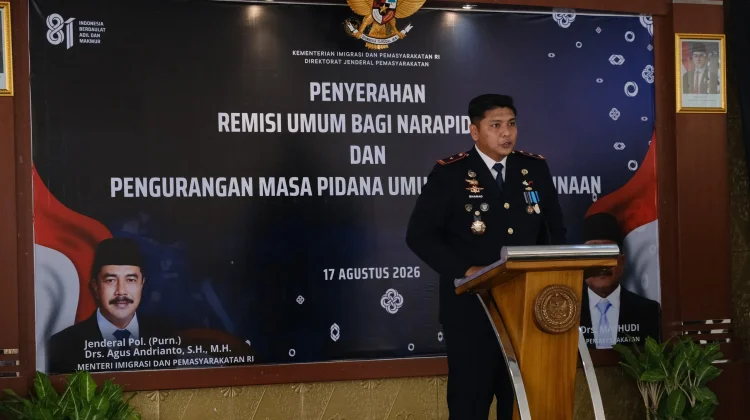 Tiga Warga Binaan Rutan Solo Langsung Bebas Usai Terima Remisi