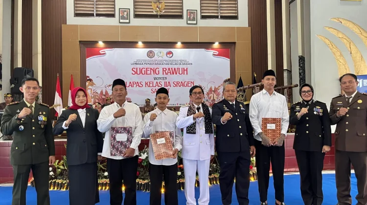 313 Warga Binaan Lapas Sragen Terima Remisi HUT Kemerdekaan, 10 Langsung Bebas