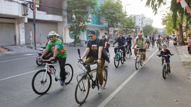 KONI Surakarta Berikan Dukungan Atlet Porprov 2026 dengan Gerakan Bersepeda