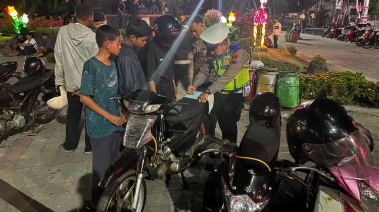 Polres Sukoharjo Gelar Patroli Gabungan, Antisipasi Balap Liar dan Knalpot Brong