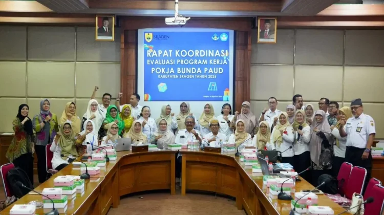 Tingkatkan Layanan PAUD, Pokja Bunda PAUD Sragen Perkuat Sinergi Lintas Sektor