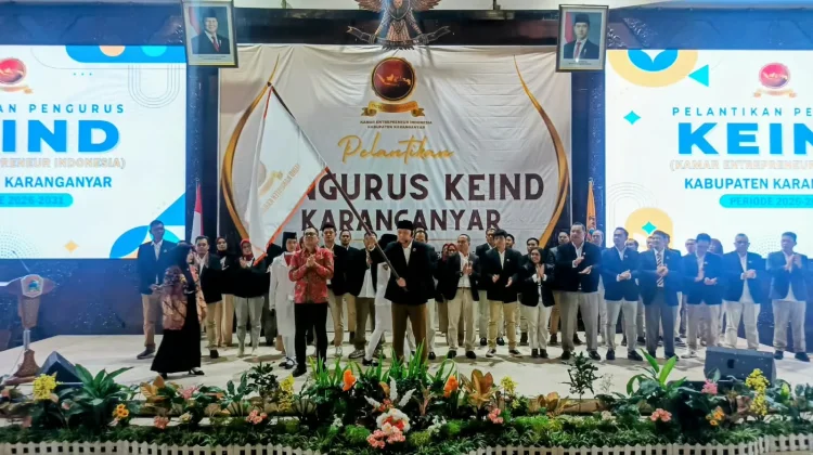 Pengurus KEIND Karanganyar 2026-2031 Resmi Dilantik, Siap Dorong UMKM Naik Kelas