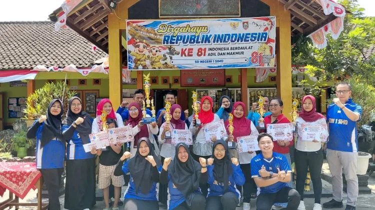 SDN 1 Simo Gelar Lomba Kreativitas Kelas Semarak HUT ke-81 RI