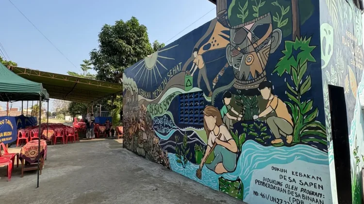 Mural SMARTIN-AJA Gambarkan Perjuangan Bebas Polusi
