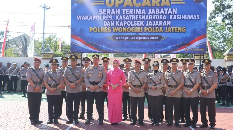 Pergantian Wakapolres Hingga Sejumlah Kapolsek di Jajaran Polres Wonogiri