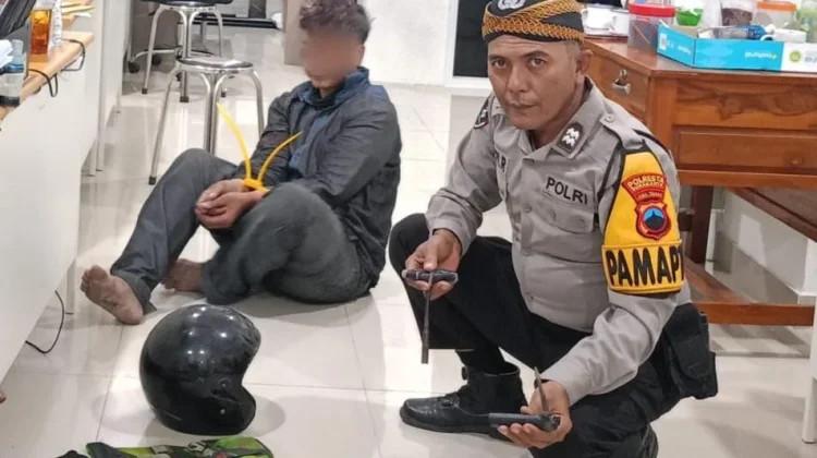 Terduga Pencuri Motor di Kadipiro Ditangkap usai Dikejar Warga
