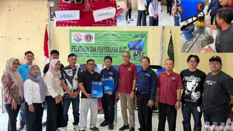 Berdayakan Remaja Bengkel STT Warga Surakarta Serahkan Teknologi Vapor Blasting