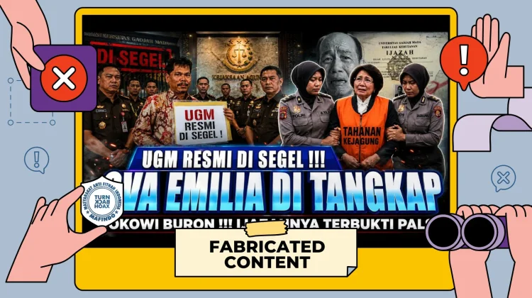 Klaim Rektor UGM Ova Emilia Ditangkap Terkait Ijazah Palsu Hoaks