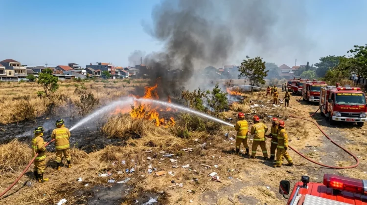 Kebakaran di Solo Capai 106 Kejadian, Lahan Kosong Terbanyak