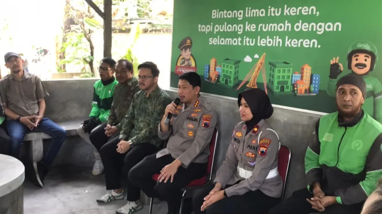 Polresta Solo Resmikan Posko Ojol Gaspol di Simpang Faroka