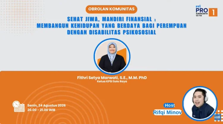 Perempuan dengan Disabilitas Psikososial Perlu Berdaya