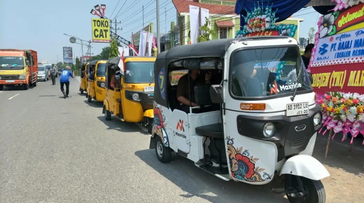 Alternatif Transportasi di Sragen, Bajaj Maxride Resmi Ekspansi ke Bumi Sukowati