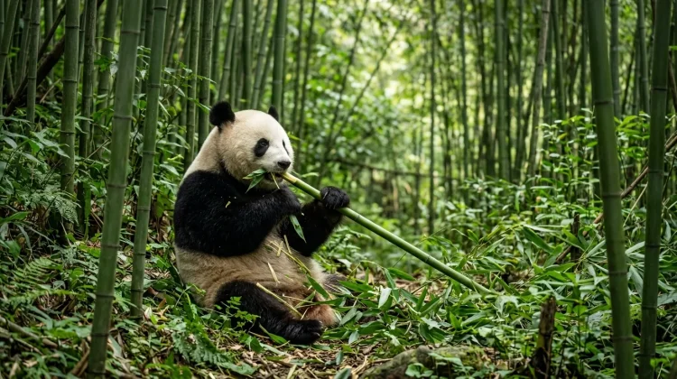 Panda, Si Pemakan Bambu yang Harus Makan 12 Jam Sehari
