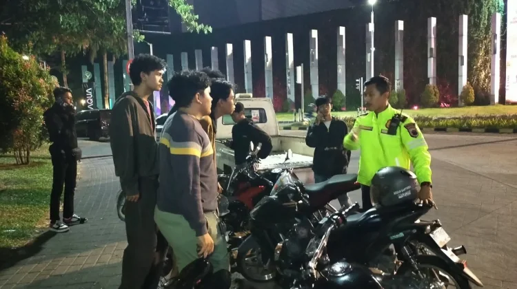 Malam Minggu, Polres Sukoharjo Amankan 11 Motor Berknalpot Brong