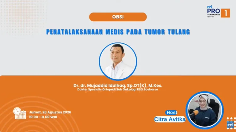 Tumor Tulang Tak Selalu Berakhir Amputasi, Kenali Gejala dan Penanganannya