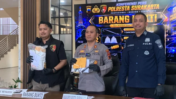 Empat Kali Jadi Residivis, Dua Pria Nekat Bobol Toko Ban di Pasar Kliwon Solo