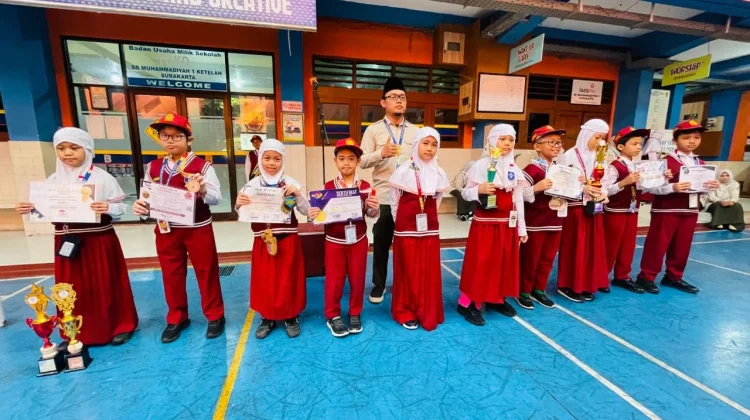 Bulan Agustus, SD Muhammadiyah 1 Solo Panen Prestasi Tingkat Kota hingga Nasional