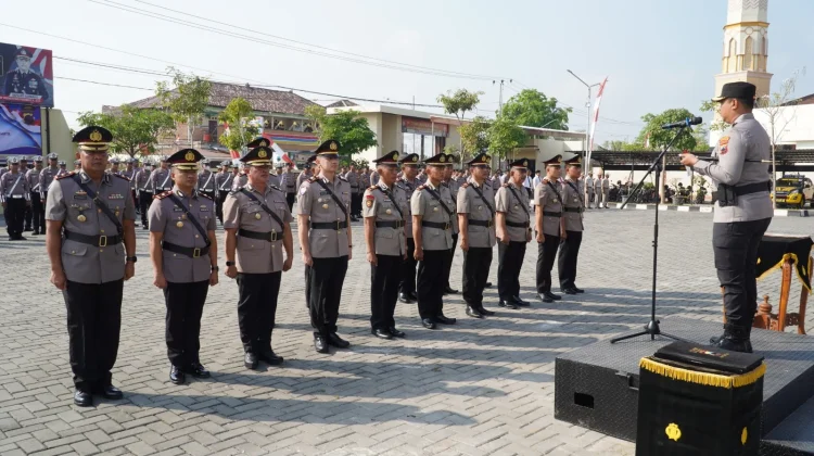 Kapolres Sukoharjo Pimpin Sertijab, Sejumlah Pamen dan Kapolsek Berganti