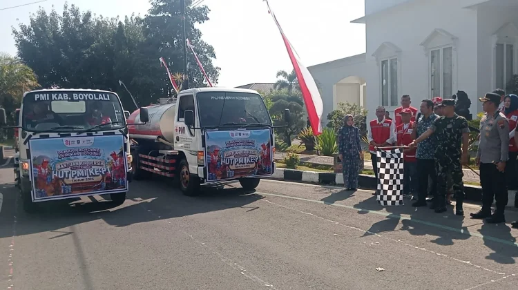 PMI Boyolali Salurkan 81 Tangki Air Bersih untuk Warga Terdampak Kekeringan
