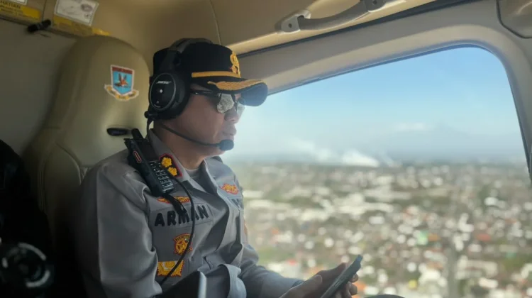 Hari ke 2 Pemadaman TPA Putri Cempo, Helikopter Gencar Lakukan Water Bombing