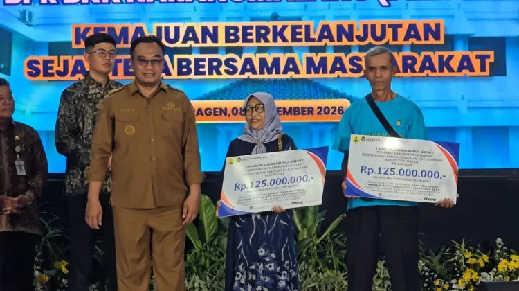 BPR BKK Karangmalang Sragen Salurkan CSR Bersamaan Undian Berhadiah 2026