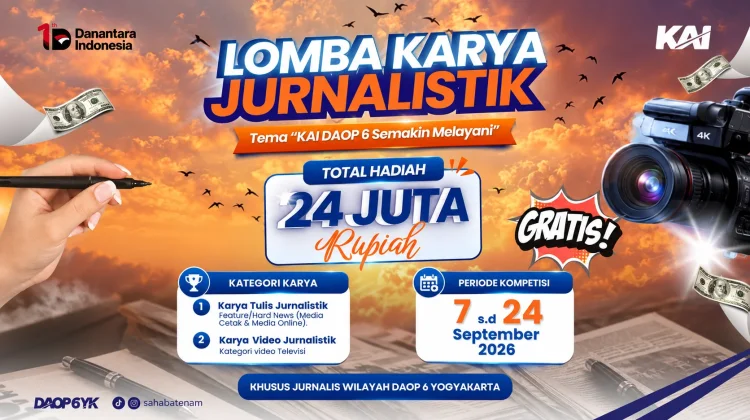 Sambut HUT ke-81, KAI Daop 6 Gelar Lomba Karya Jurnalistik