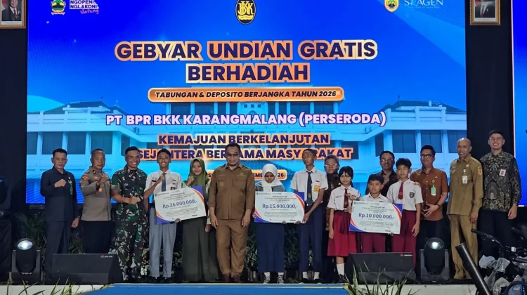 BPR BKK Karangmalang Hadirkan Kredit Bunga 0 Persen dan Undian Berhadiah di Sragen