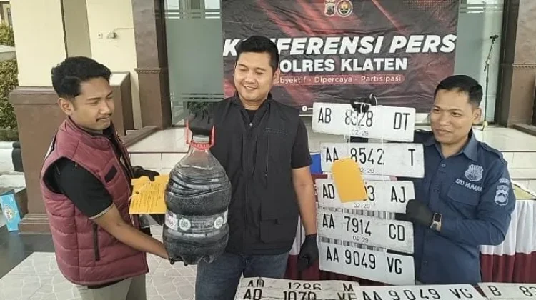 Polresta Klaten Bongkar Penyalahgunaan BBM Bersubsidi, 2 Tersangka Diamankan